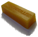 A block of beeswax